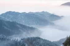 株洲炎陵：在云上大院同赏大雪、雾凇、云瀑三景