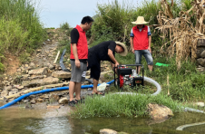 湖南江永：干群协力抗旱 万亩农田“止渴”